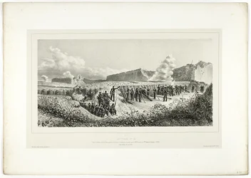 Battery no.14, uit Souvenirs d’Italie: Expédition de Rome