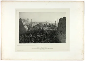 Verovering van de Courtine 6-7, uit Souvenirs d’Italie: Expeditie van Rome