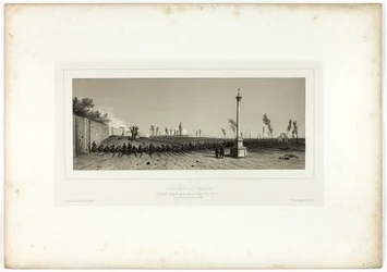 Opening van de Eerste Parallel, uit Souvenirs d’Italie: Expeditie van Rome