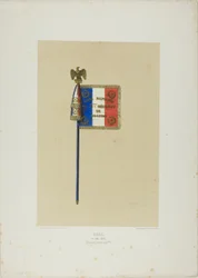 Standaard: Lodewijk Napoleon aan het 5e regiment dragonders