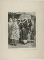 Tartaarse vrouwen bij de Baïdar, Krim, 26 augustus 1837