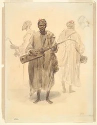 Een Moorse straatmuzikant? Tanger