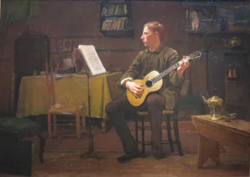 Een Boheemse door Dennis Miller Bunker, 1885