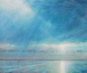 Regenstorm over Holkham Beach