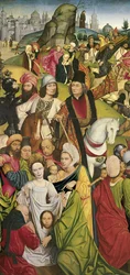 Sint Veronica en een Groep Ridders