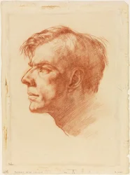 Portret van John Fothergill, ca. 1907 (sanguine op papier)