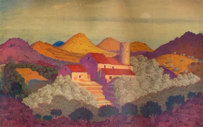 Zonsondergang nabij Colliure, 20e eeuw