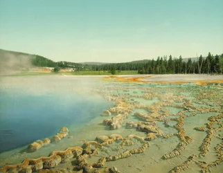 Sapphire Pool, Yellowstone National Park, ca. 1902