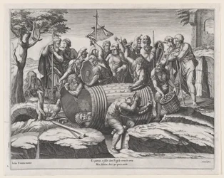 Speculum Romanae Magnificentiae: Marcus Atilius Regulus in een Vat