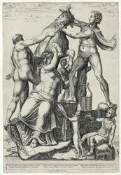 De Farnese stier met Dirce, Zethus en Amphion