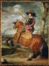 Don Gaspar de Guzman, hertog van Olivares ... (schilderij op doek)