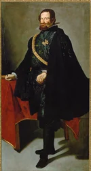 Gaspar de Guzman y Pimentel, conde de Olivares, de almachtige minister van koning Philipp IV (schilderij op doek)