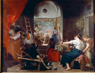 Las Hilanderas of de fabel van Arachne