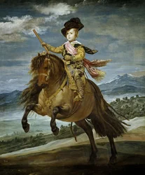 Ruiterportret van Prins Balthasar Carlos