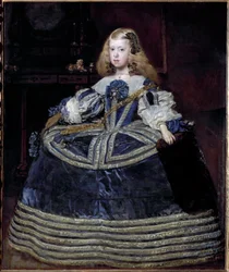 Portret van Margaretha Theresia, infanta van Spanje en keizerin van het Heilige Roomse Rijk