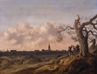 Den Haag gezien vanuit het noorden (Les Dénicheurs d