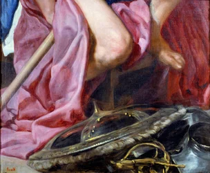 De god van de oorlog Mars (detail)