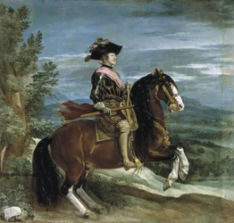 Ruiterportret van koning Filips IV van Spanje
