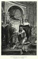 Deposition De Louis Le Debonnaire (gravure)