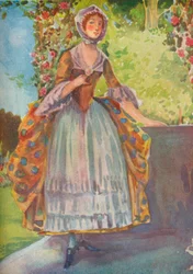 Een vrouw uit de tijd van George II, 1907