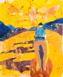 Restanten van de dag, Pyreneeën, 2016 (collage)