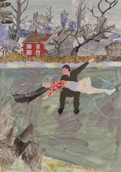 Wildschaatsen, 2023 (collage)