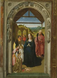 De Geboorte, ca. 1445 (detail)