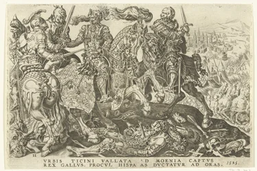 Gevangename van Frans I tijdens de slag van Pavia, 1525