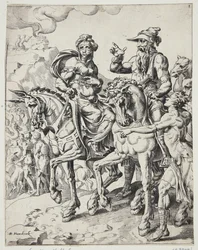 Abraham en Sarah gaan Egypte binnen