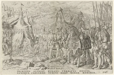 Keizerlijk kamp te Ingolstadt, 1546 Overwinningen van Karel V Divi Caroli. V. imp. opt. max. victoriae, ex multis praecipuae