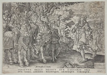 De Overgave van Johan Frederik, Keurvorst van Saksen, na de Slag bij Mühlberg