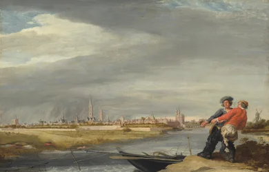 Het Net Binnenhalen, met een Uitzicht op Zwolle