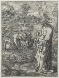 Jezus roept St. Peter en St. Andrew