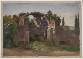 Ruïnes. Thermen van Caracalla in Rome?