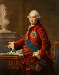 Portret van Alexandr Mikhailovich Golitsyn, 1772, 1965