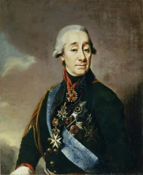Portret van Ivan Varfolomeevich Lamb 1764-1801, 1801