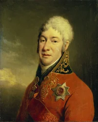 Portret van Ivan Vladimirovich Lopukhin, filosoof, mysticus, schrijver en humanitair, 1802-1804