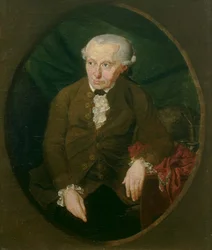 Portret van Immanuel Kant 1724-1804, 1791