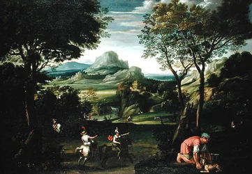 Landschap met boten, of landschap met jachttafereel