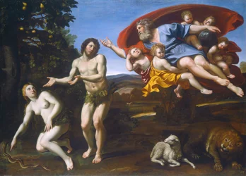 De berisping van Adam en Eva