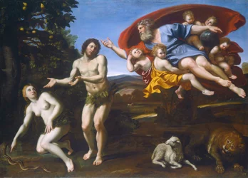 De berisping van Adam en Eva