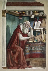 Sint Hiëronymus in zijn studeerkamer (San Gerolamo nello studio).