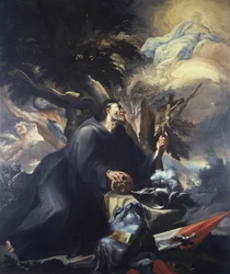 Willem van Aquitanië in boetedoening