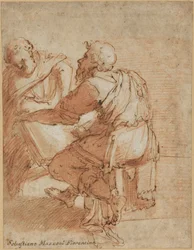 Studie voor „De vier kerkvaders“
