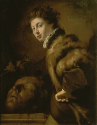 David met het Hoofd van Goliath