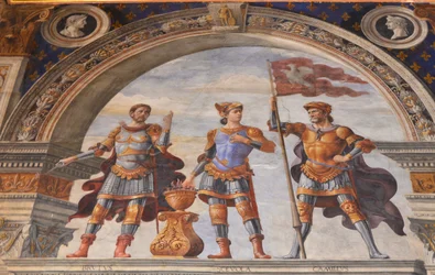 Decoratie van de Sala dei Gigli, 1482-1484