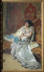 Portret van mevrouw Theresa Oneto Maglione