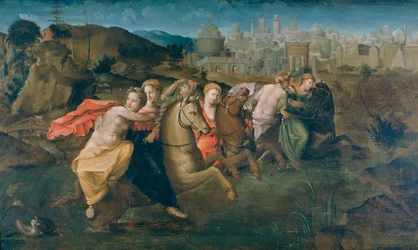 Ontsnapping van Clelia en de Romeinse maagden uit het kamp van Porsenna