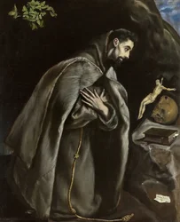 Sint Franciscus biddend, ca. 1585