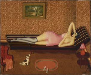 Zomersiësta Vrouw Liggend, 1933